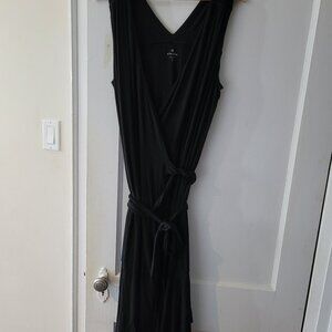 Athleta Black Tank Wrap Dress, Size L